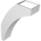 Ekena Millwork 5 1/2-in. W x 16-in. D x 24-in. H Thorton Architectural Grade PVC Knee Brace BRCP055X16X24THR - alternate 4